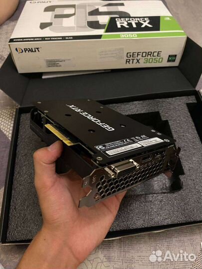 Видеокарта rtx 3050 palit (абсолютно новая)