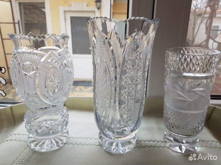 Ваза хрустальная СССР