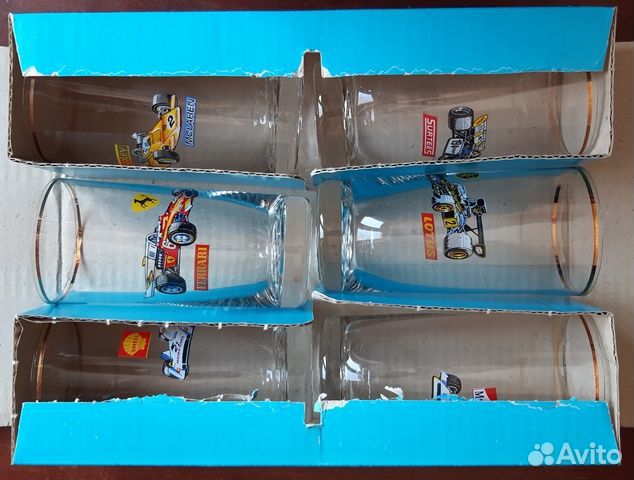 Бокал. Стекло. Богемия. formula1. 6 штук