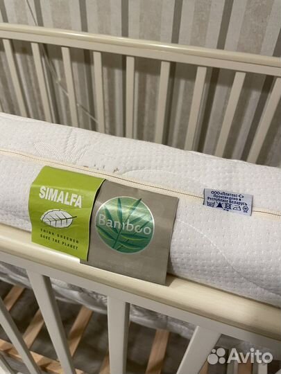 Детская кроватка 125/65 Лель с матрасом