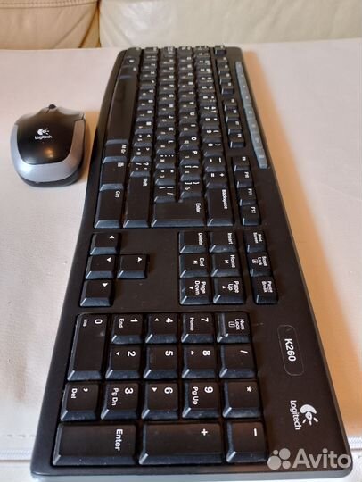 Клавиатура беспроводная Logitech K260, мышка М210