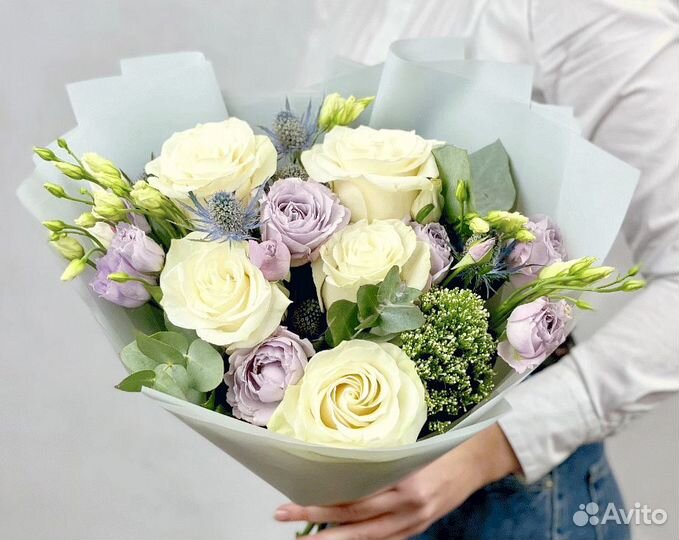 Красивый букет, авторский сборный микс букет