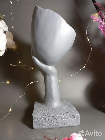 Силиконовая форма молд для гипса бетона Силуэт