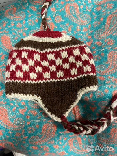 Шапка детская из шерсти яка Непальская