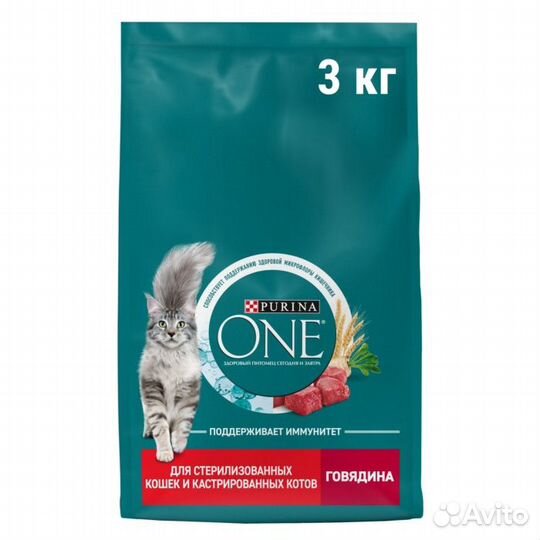 Корм для кошек purina one
