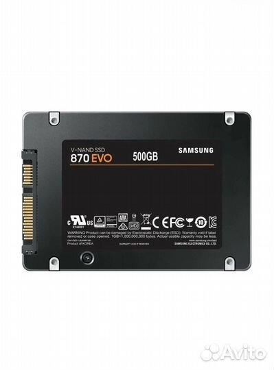 Внутренний SSD диск samsung 870 EVO 500GB, SATA3