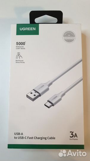 Ugreen Кабель USB Type-C/USB 2.0 Type-A, 1 метр, б