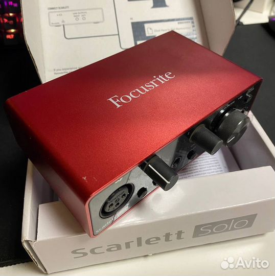 Focusrite scarlett solo 3rd gen