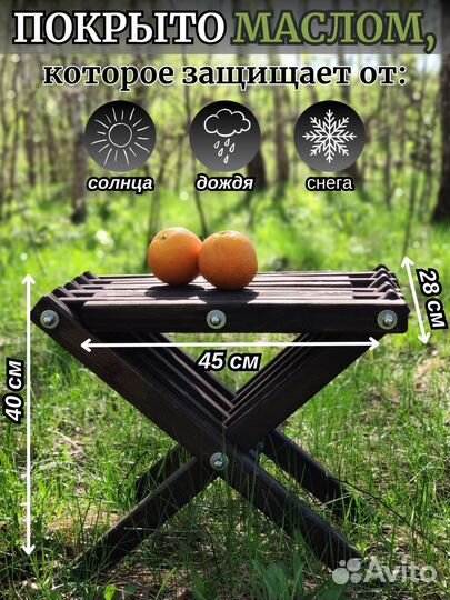 Кресло Кентукки складное