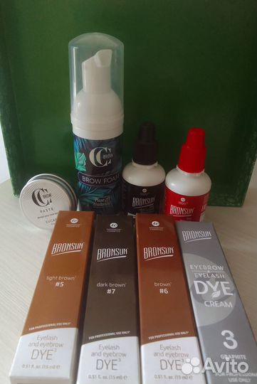 Краска для бровей bronsun