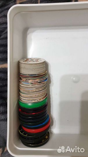 Набор фишек и биток