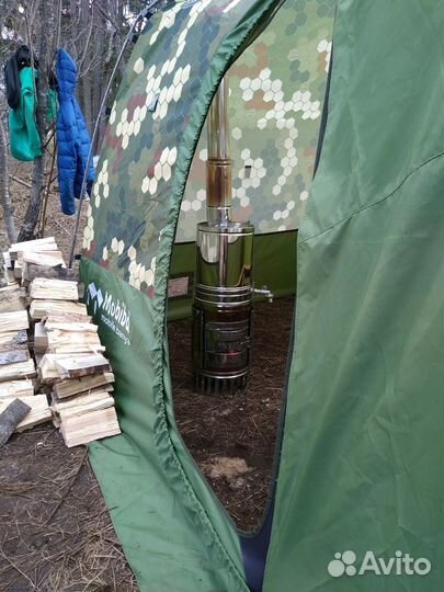 Походная баня с печкой аренда