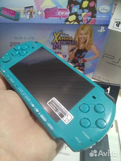 Sony PSP Torquoise green 4gb прошитая