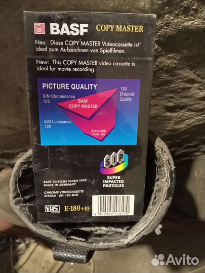 Видеокассета basf E-180 новая