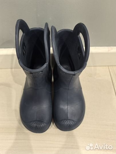 Сапоги резиновые Crocs Rain Boot K Navi