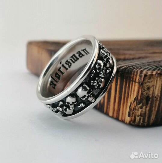 Серебряное кольцо мужское печатка мужская