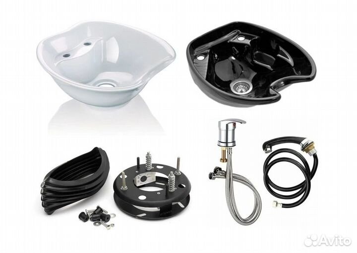 Раковины для парикмахерских моек и комплектующие