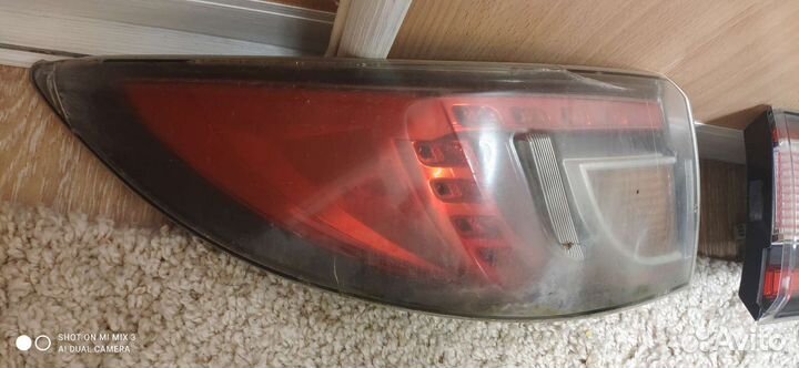Левые фонари mazda 6gh универсал