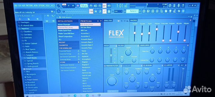 Миди клавиатура 49