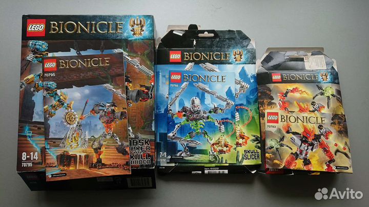 Коробки и инструкции lego Bionicle Star Wars Chima