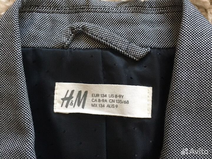 Пиджак h&m новый р.134