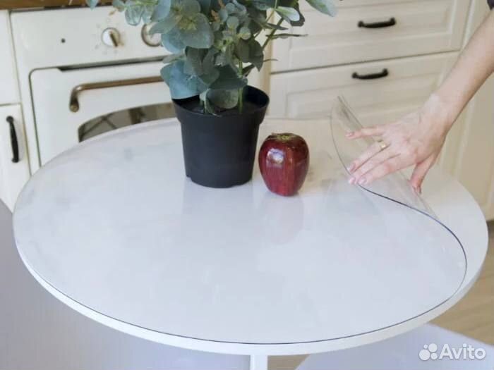 Прозрачная скатерть пвх