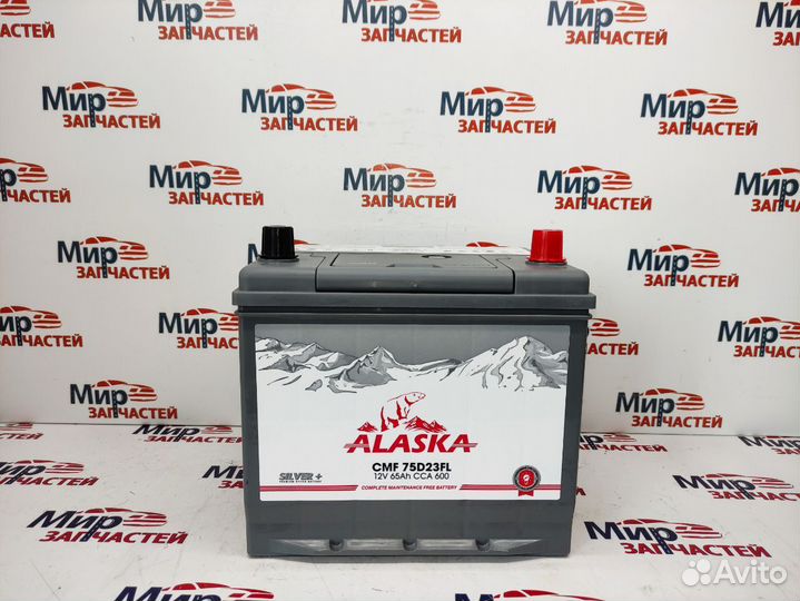 Аккумулятор Alaska 65 А/Ч 600А обратная полярность
