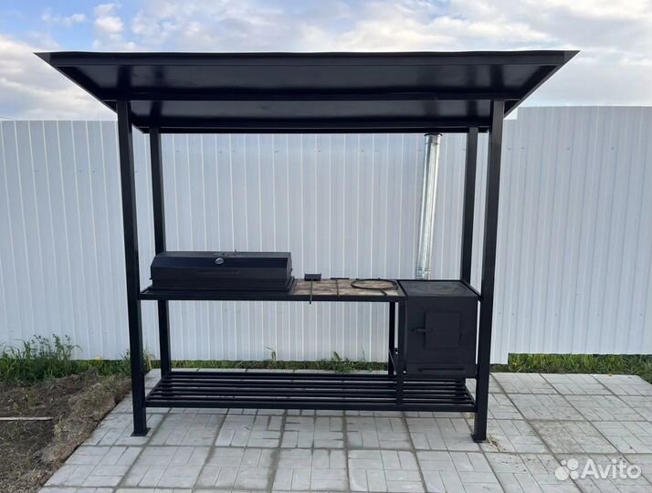 Мангал С крышей