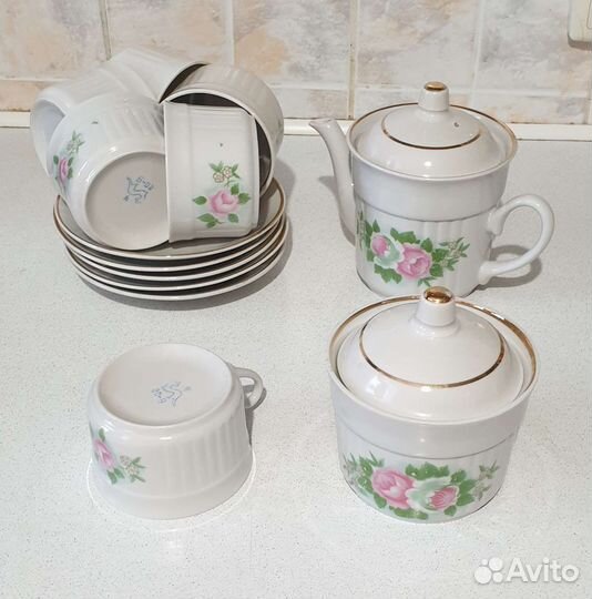 Чайные и кофейный сервизы СССР