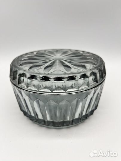 Шкатулка дымчатое стекло