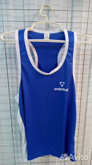 Для бокса майка боксерская S,M,L,XL,2XL синяя