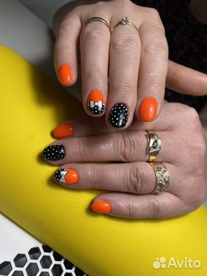 Комби маникюр, наращивание, SMART педикюр