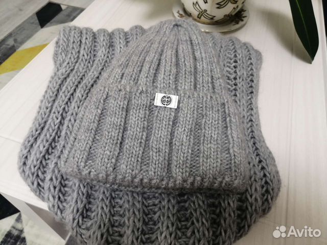 Шапка и снуд женский