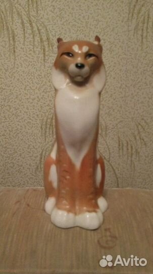 Статуэтка фарфоровая Рысь