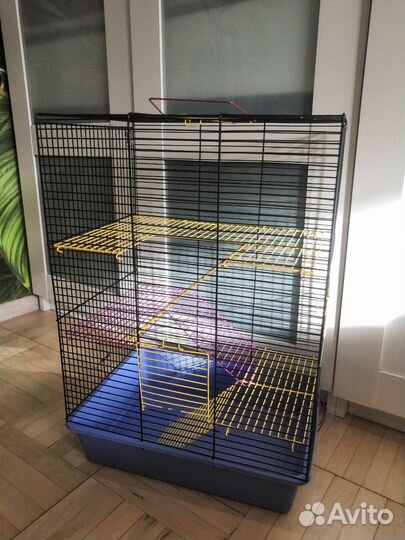 Клетка для грызунов три яруса