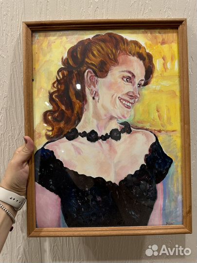 Портрет акварель