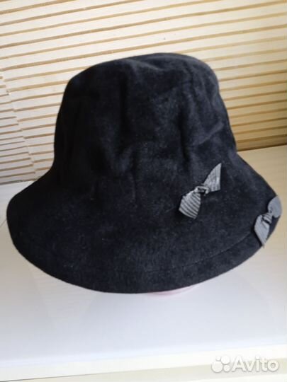 Шляпка женская из фетра, мягкая форма 54 разм