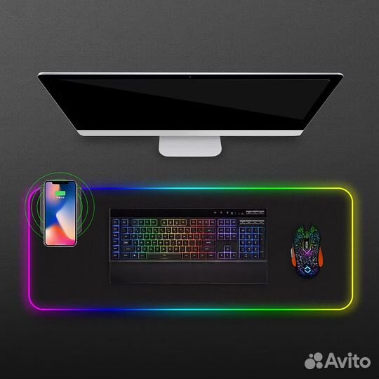 Игровой коврик для мышки RS-05 RGB