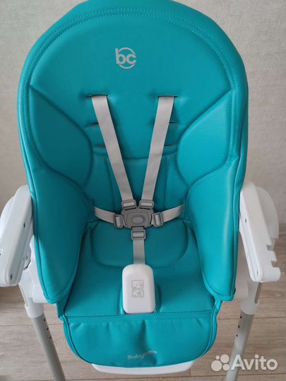 Стульчик для кормления Babycare Peanut, бирюзовый