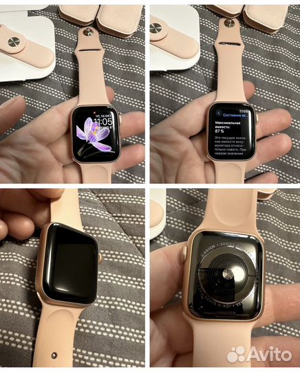 Apple watch series 4. 40mm.Gold aluminim Pink