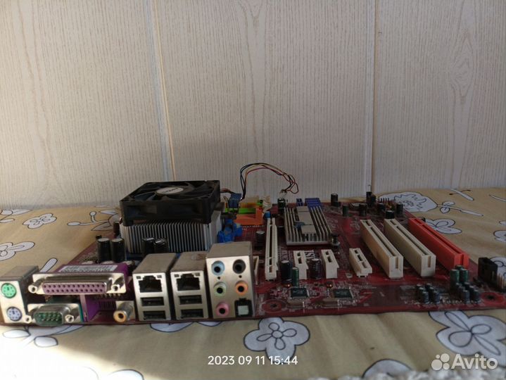 Msi K9N SLI + Проц
