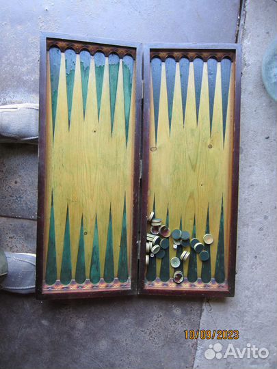 Нарды ручной работы бу