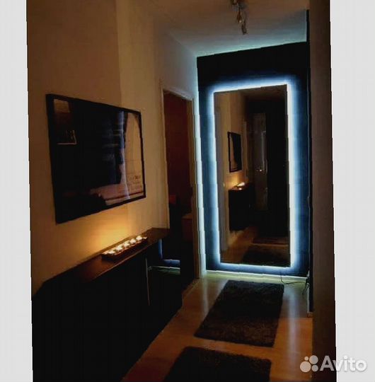 Зеркало в комнату с подсветкой