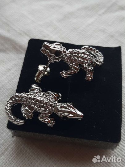 Серьги Крокодильчики