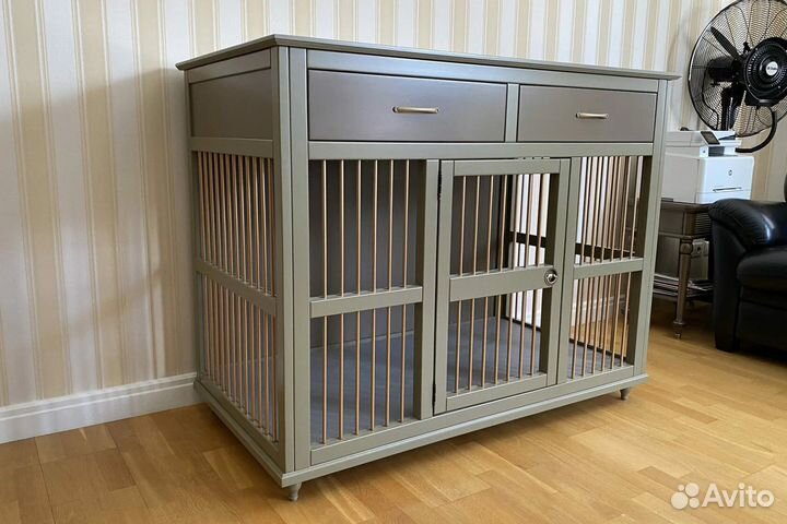 Вольер деревянный для собак будка загон манеж