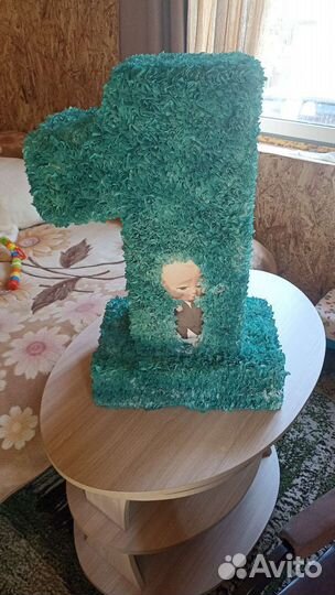 Цифра 1 на годик мальчику