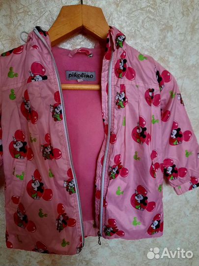 Ветровка для девочки 98