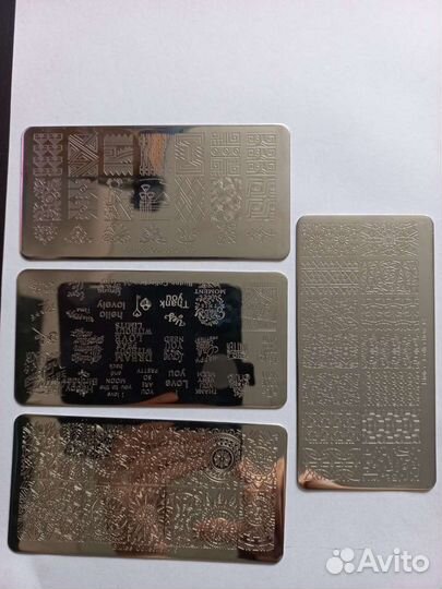 Пластины для стемпинга набор