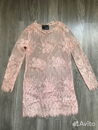 Платье туника JAM streetwear р.S- XS кружево