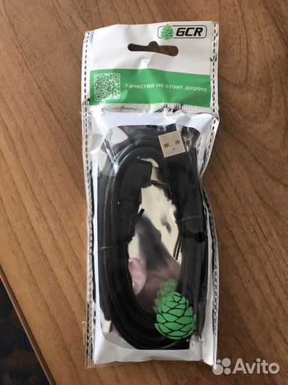 Кабель usb для принтера угловой (правый)